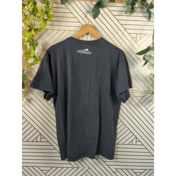 LF Furst of A Kind ReWorked Black Graphic Lace Up Short Sleeve Shirt ONE SIZE - Picture 5 of 5